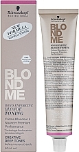 PRZECENA! Tonująca baza w kremie do włosów blond - Schwarzkopf Professional BlondMe Deep Tones Blonde Toning * — Zdjęcie N2