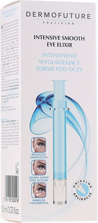 PREZENT! Intensywnie wygładzający eliksir pod oczy - DermoFuture Intensive Smooth Eye Elixir — Zdjęcie N1
