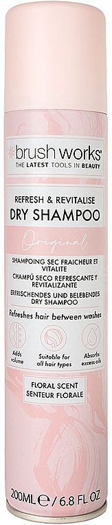 Szampon do włosów suchych - Brushworks Refresh & Revitalise Floral Dry Shampoo — Zdjęcie N1
