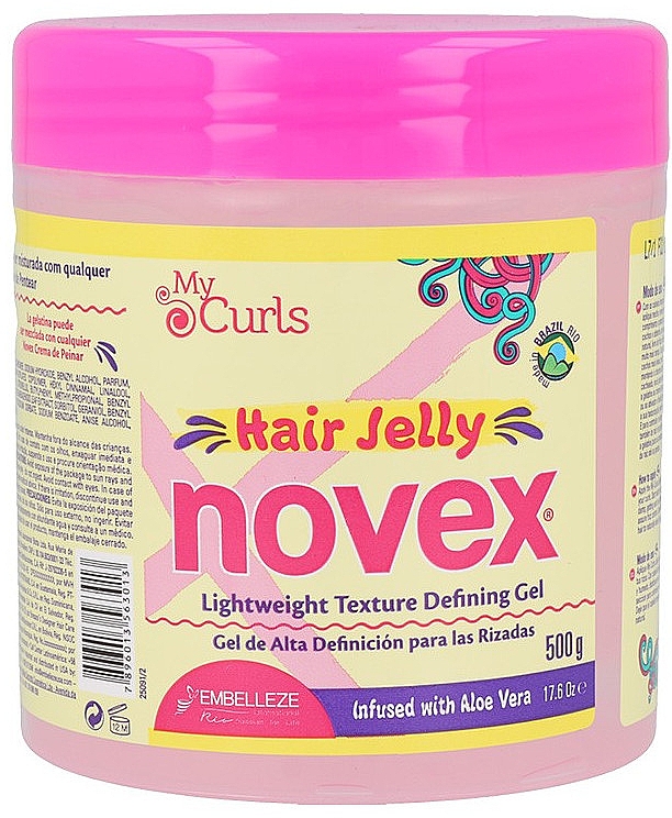 Galaretka do włosów - Novex My Curls Jelly Segura Tudo Gel — Zdjęcie N1