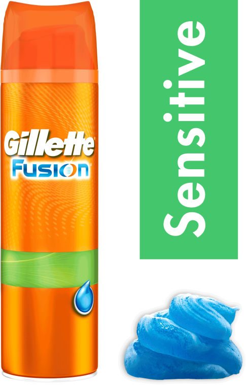Żel do golenia do wrażliwej skóry - Gillette Fusion Sensitive Skin Hydra Gel — Zdjęcie N3