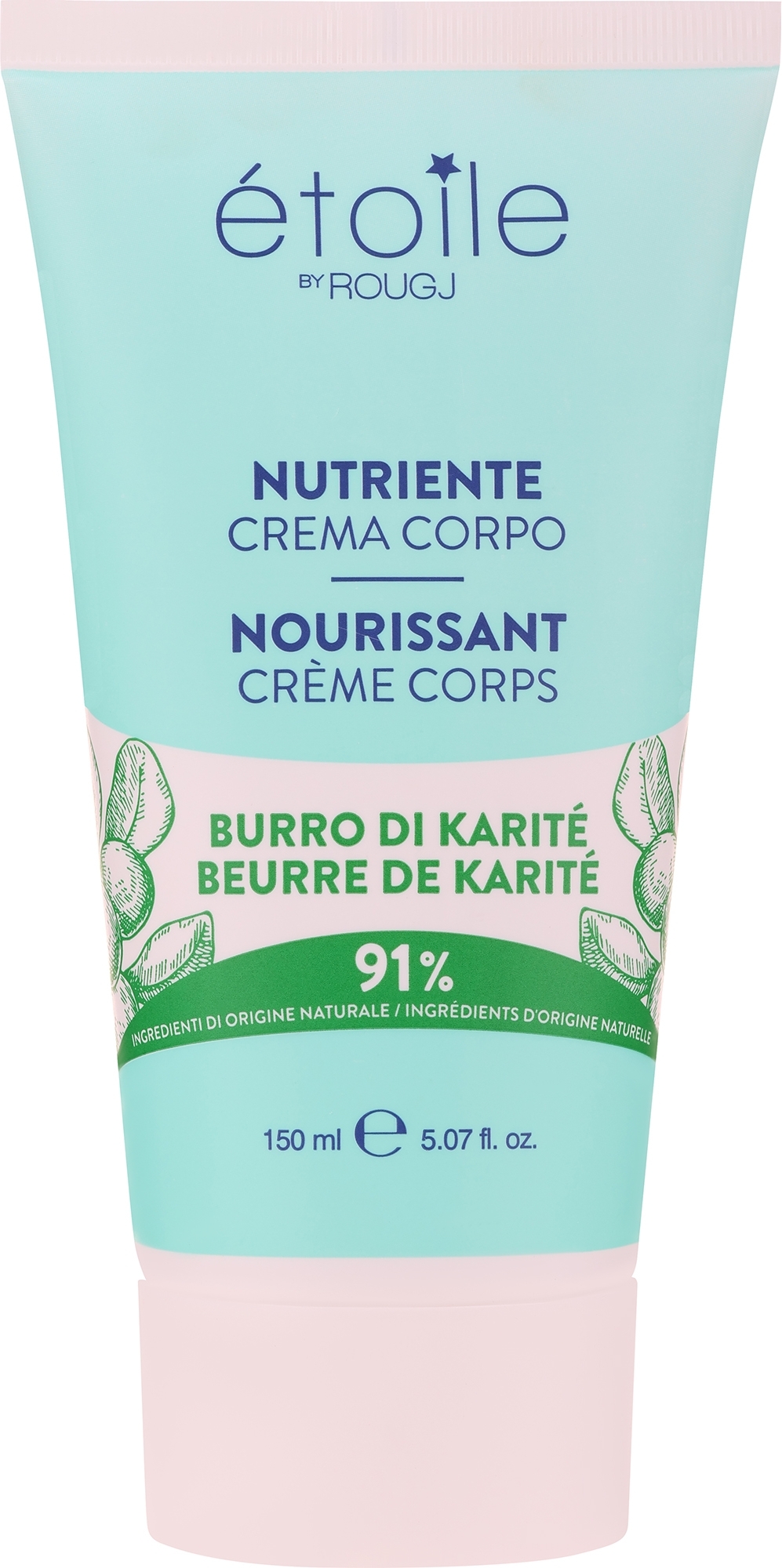 Odżywczy krem do ciała z masłem shea - Rougj+ Etoile by Rougj Nourishing Body Cream with Shea Butter — Zdjęcie 150 ml