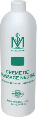 Neutralny krem do masażu ekstremalnie długi poślizg - Medicafarm Premium Extreme Longue Glisse Creme — Zdjęcie N1