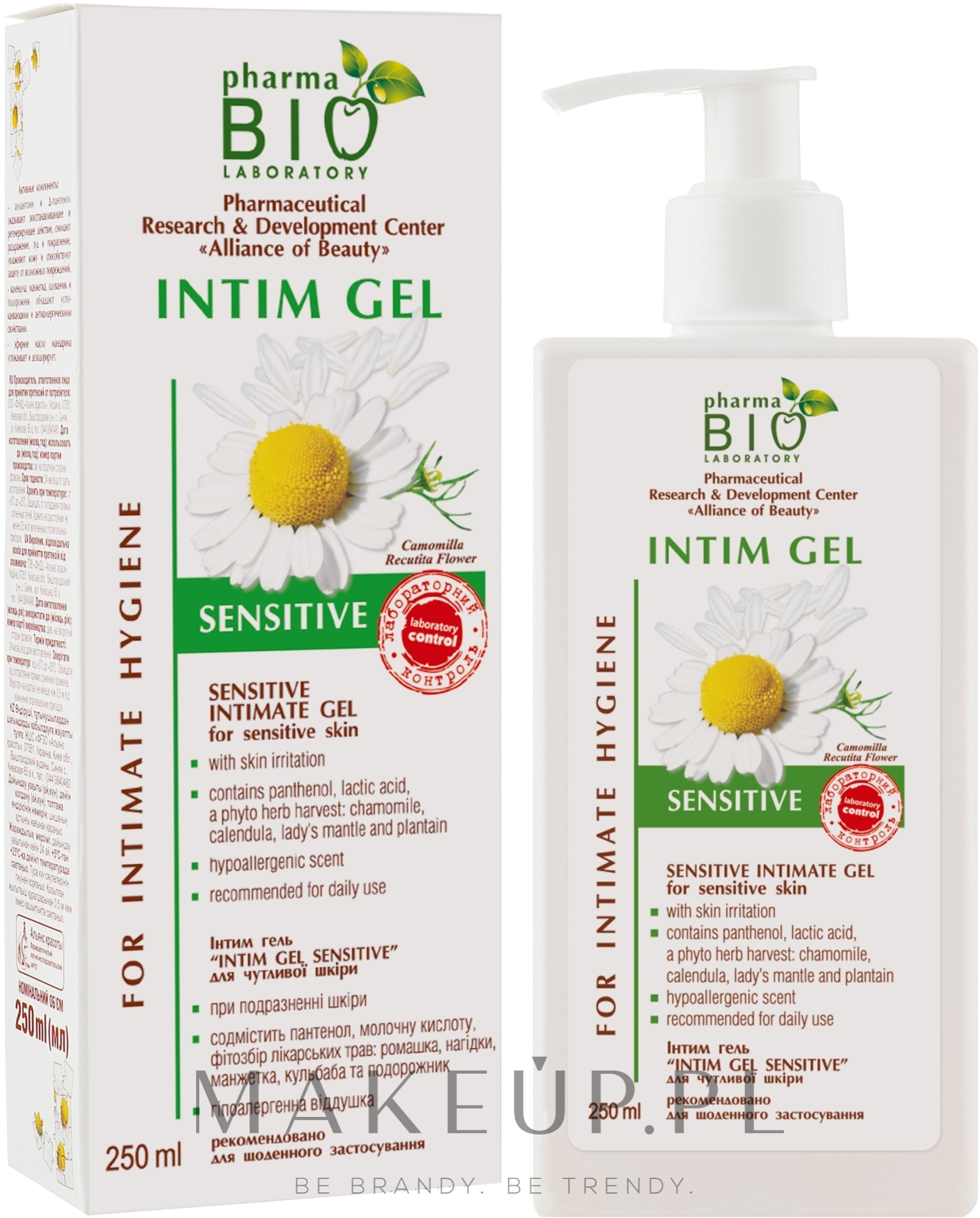 Żel do higieny intymnej - Pharma Bio Laboratory Intim Gel Sensitive — Zdjęcie 250 ml