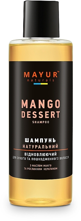 Naturalny szampon do włosów suchych i zniszczonych Mango - Mayur