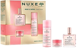 Zestaw - Nuxe Pink Fever (oil/50ml + micellar/water/100ml + lip/balm/15g) — Zdjęcie N2