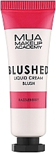 Kup Płynny kremowy róż do policzków - MUA Makeup Academy Blushed Liquid Blush