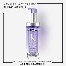 Nawilżający olejek do włosów - Kerastase Blond Absolu Cicagloss Hydrating Oil Concentrate Refillable (jednostka zamienna) — Zdjęcie N6