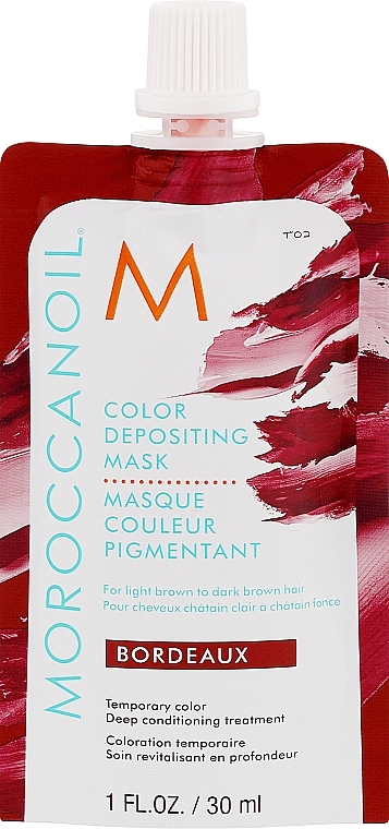 Koloryzująca maska do włosów, 30 ml - MoroccanOil Color Depositing Mask — Zdjęcie N1