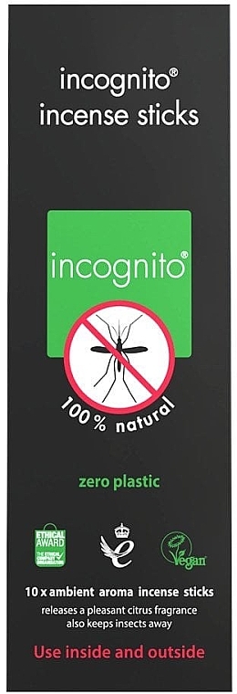 Kadzidła odstraszające owady - Incognito Incense Sticks — Zdjęcie N1