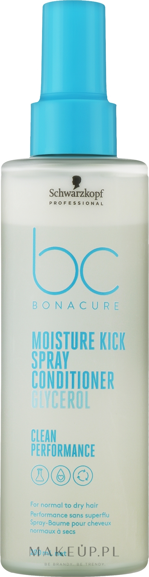 Odżywka do włosów w sprayu - Schwarzkopf Professional Bonacure Moisture Kick Spray Conditioner Glycerol — Zdjęcie 200 ml