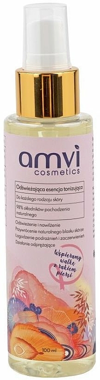Odświeżająca esencja tonizująca - Amvi Cosmetics — Zdjęcie N1