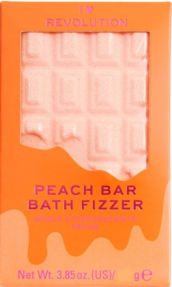 Musująca czekolada do kąpieli - I Heart Revolution Chocolate Bar Bath Fizzer "Peach" — Zdjęcie N1