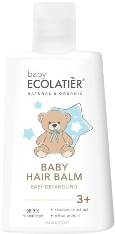 Balsam do włosów dla dzieci - Ecolatier Baby Hair Balm Easy Detangling  — Zdjęcie 250 ml