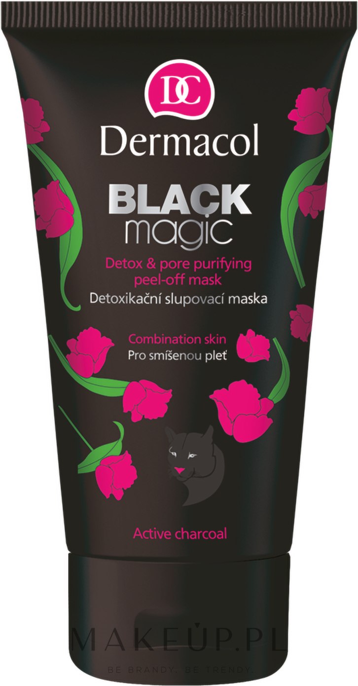 Detoksykująca maska peel-off do twarzy - Dermacol Black Magic Detox&Pore Purifying Peel-Off Mask — Zdjęcie 150 ml