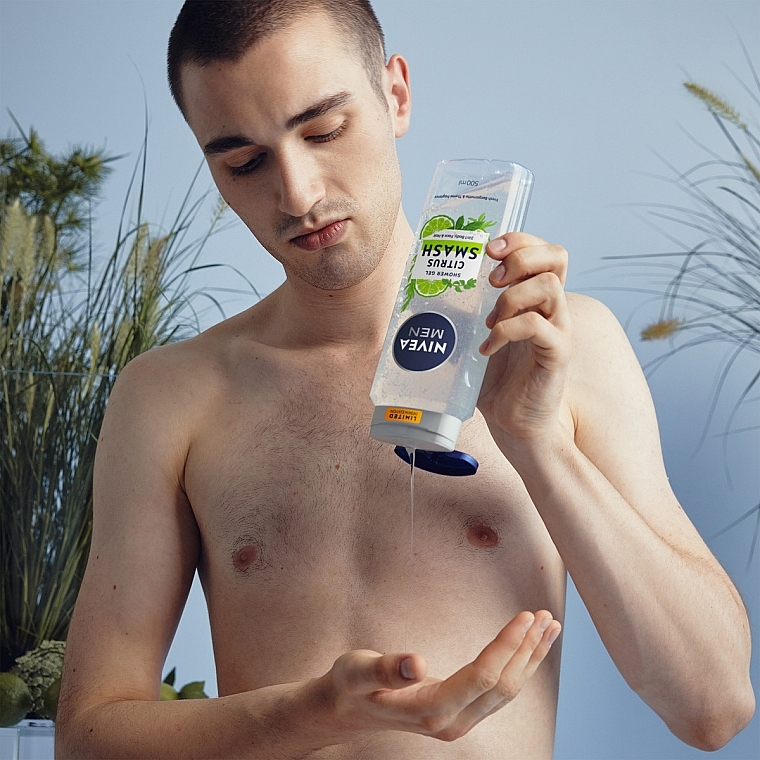 Żel pod prysznic - NIVEA MEN Citrus Smash Shower Gel — Zdjęcie N4