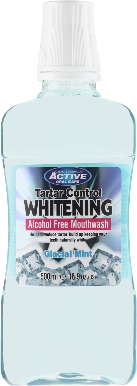 Wybielający płyn do płukania jamy ustnej - Beauty Formulas Active Oral Care Tartar Control Whitening Antibacterial Mouthwash — Zdjęcie N1