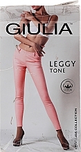 PRZECENA! Legginsy damskie Leggy Tone 02, white - Giulia * — Zdjęcie N2