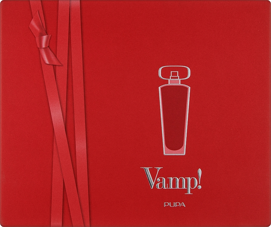 Pupa Vamp Red - Zestaw (edp/100ml+tusz do rzęs/9 ml + kredka do oczu/0,35 g) — Zdjęcie N1