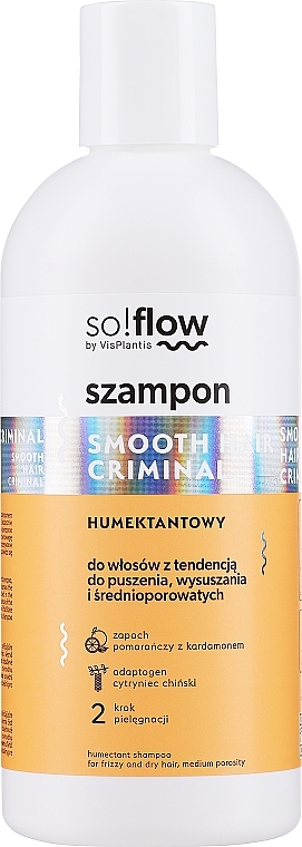 Humektantowy szampon do włosów średnioporowatych - So!Flow by VisPlantis Medium Porosity Hair Humectant Shampoo — Zdjęcie N2