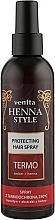 Spray do włosów z termoochroną 250°C Bursztyn i ekstrakt z henny - Venita Henna Style Protecting Hair Spray — Zdjęcie N1