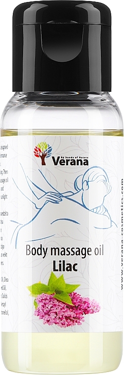 Olejek do masażu ciała Lilac Flower - Verana Body Massage Oil — Zdjęcie N1