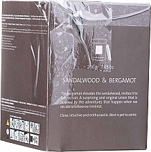 PRZECENA! Świeca zapachowa - Ambientair Lacrosse Sandalwood & Bergamot Candle * — Zdjęcie N2