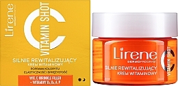 Silnie rewitalizujący krem witaminowy do twarzy - Lirene Vitamin Shot Cream — Zdjęcie N2