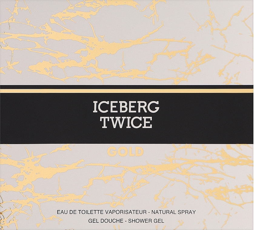 Iceberg Twice Gold - Zestaw (edt/125ml + sh/gel/100ml) — Zdjęcie N1