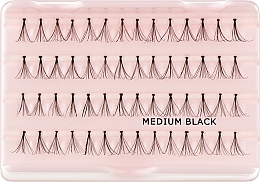 Kup Sztuczne kępki rzęs, EE-2, 56 szt., średnie - SPL Individual Lashes Medium Black