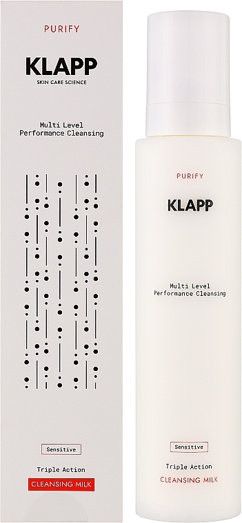Mleczko oczyszczające do skóry wrażliwej - Klapp Triple Action Cleansing Milk Sensitive — Zdjęcie N2