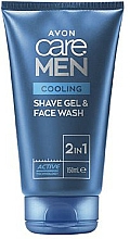 Kup Chłodzący żel do golenia i mycia twarzy 2 w 1 - Avon Care Man Shaving And Washing Gel
