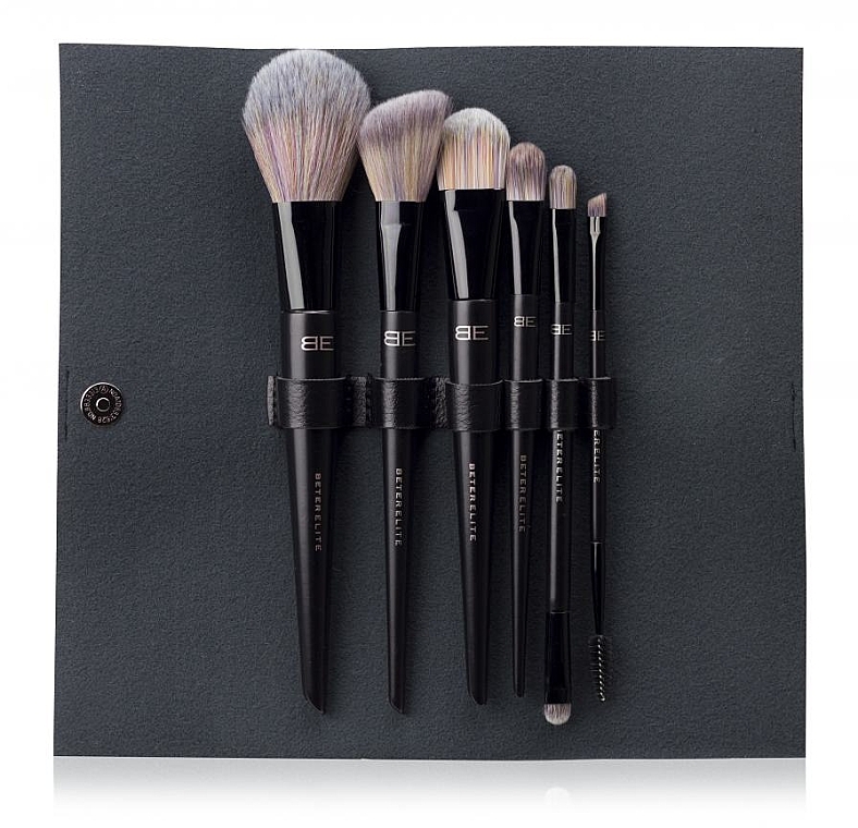 Zestaw pędzli do makijażu, w etui, 6 szt. - Beter Elite Makeup Brushes Kit — Zdjęcie N4