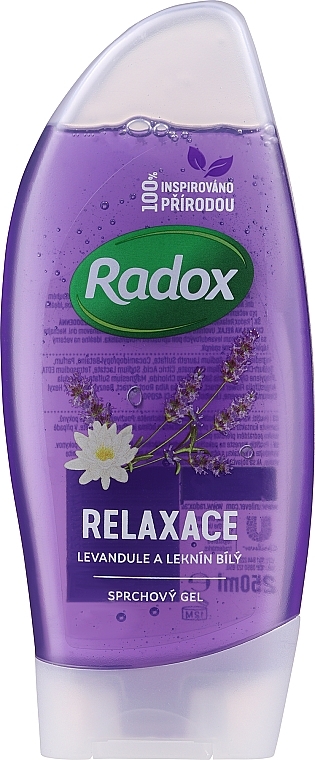 Relaksujący żel pod prysznic Lawenda i lilia wodna - Radox Feel Relaxed Shower Gel