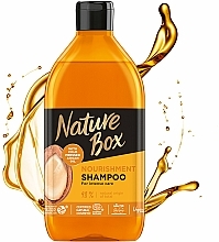 Szampon odżywiająco-pielęgnujący z olejkiem arganowym - Nature Box Nourishment Vegan Shampoo With Cold Pressed Argan Oil — Zdjęcie N3