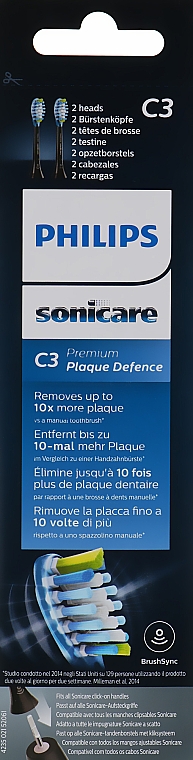 Końcówki do szczoteczek do zębów HX9042/33 - Philips Sonicare C3 Premium Plaque Control — Zdjęcie N1