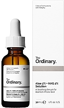 The Ordinary Aloe 2% + NAG 2% Solution - Przeciwtrądzikowe serum łagodzące — Zdjęcie N2