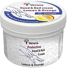 WYPRZEDAŻ Krem ochronny do stóp i paznokci Cytryna i pomarańcza - Verana Protective Hand & Nail Cream Lemon & Orange * — Zdjęcie N1