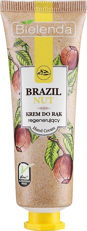 Regenerujący krem do rąk Orzech brazylijski - Bielenda Regenerating Hand Cream