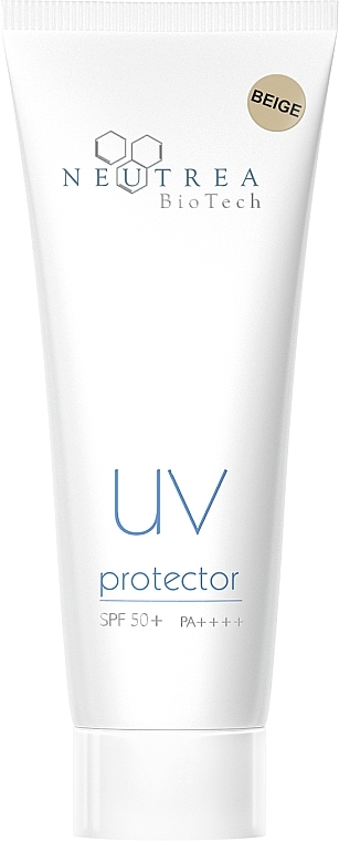 Krem ochronny do twarzy, beige - Neutrea BioTech UV Protector SPF50 Beige/Cold — Zdjęcie N1