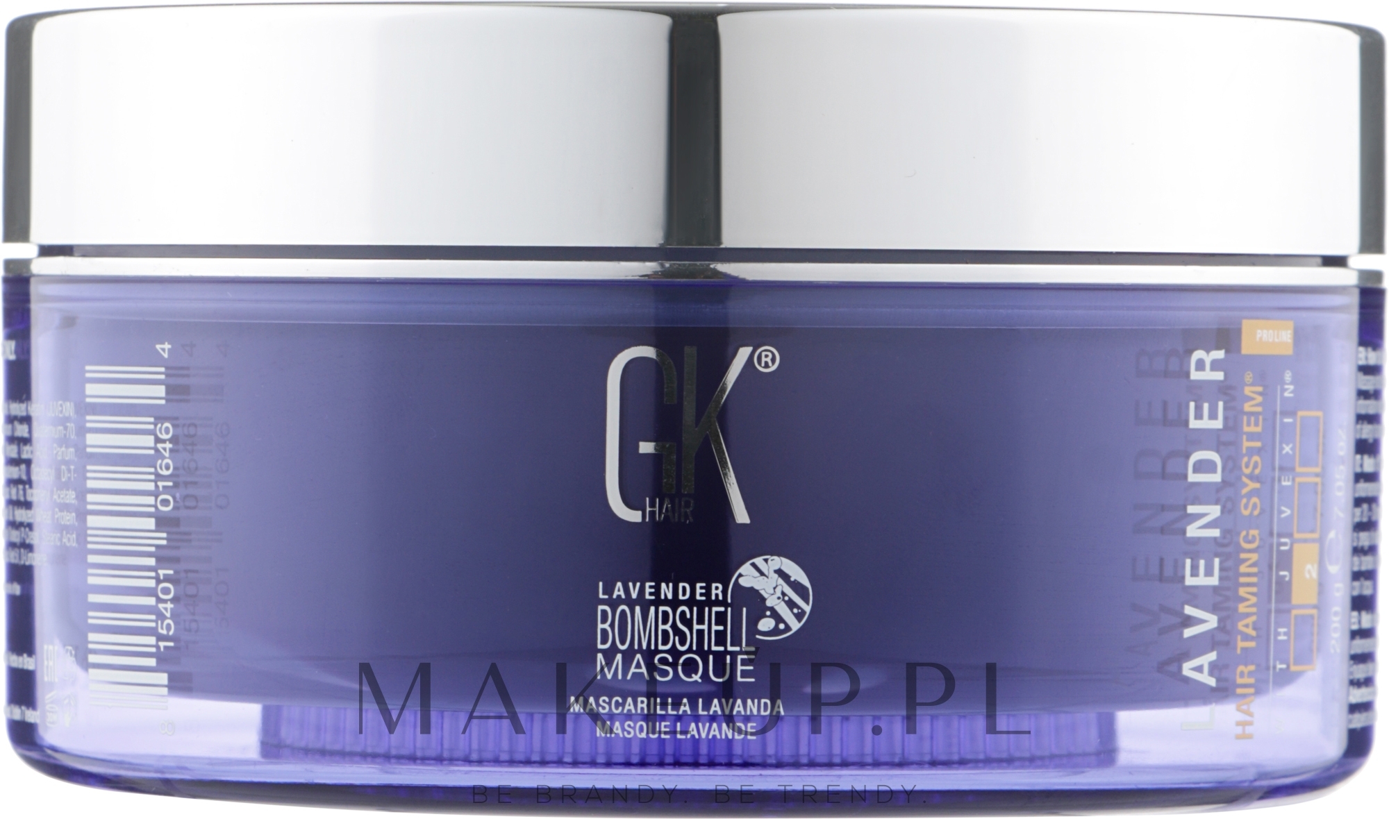 Lawendowa maska ​​do włosów farbowanych - GKhair Lavender Bombshell Masque — Zdjęcie 200 ml