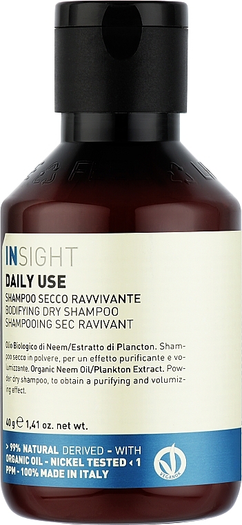 Suchy szampon zwiększający objętość - Insight Daily Use Shampoo — Zdjęcie N1