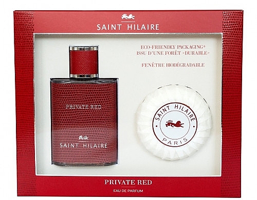 Saint Hilaire Private Red - Zestaw (edp 100 ml + soap 100 g) — Zdjęcie N1