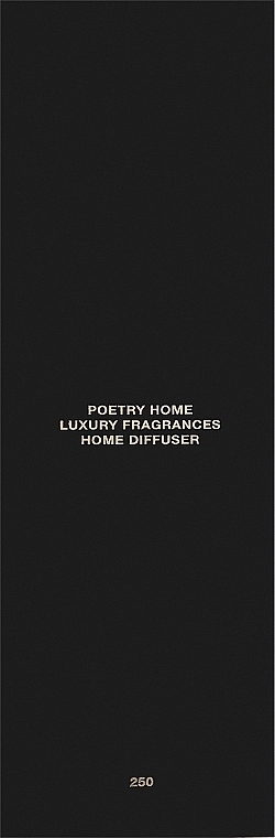 Poetry Home L’etreinte De Paris Black Square Collection - Perfumowany dyfuzor zapachowy — Zdjęcie N3