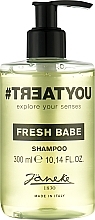 Szampon do włosów - Janeke #Treatyou Fresh Babe Shampoo — Zdjęcie N1