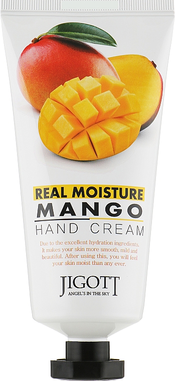 Krem do rąk z ekstraktem z mango - Jigott Real Moisture Mango Hand Cream