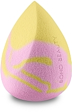 Kup Gąbka do makijażu, ścięta, różowo-żółta - Boho Beauty Bohomallows Medium Cut Pink Lemon