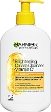 Rozjaśniający płyn do mycia twarzy - Garnier Naturals Brightening Cream Cleanser Vitamin C — Zdjęcie N1