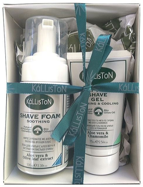 Zestaw do twarzy - Kalliston Gift Box (sh/foam/100ml + after/shave/gel/75ml) — Zdjęcie N1