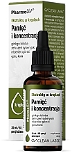 PRZECENA! Suplement diety w kroplach Pamięć i koncentracja - Pharmovit Clean label Memory and Concentration * — Zdjęcie N2